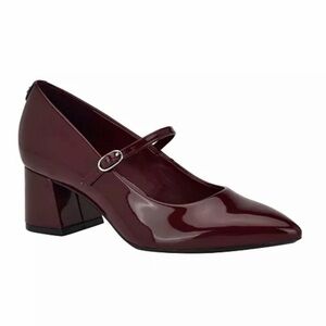 Calvin Klein like new red Mary Janes.